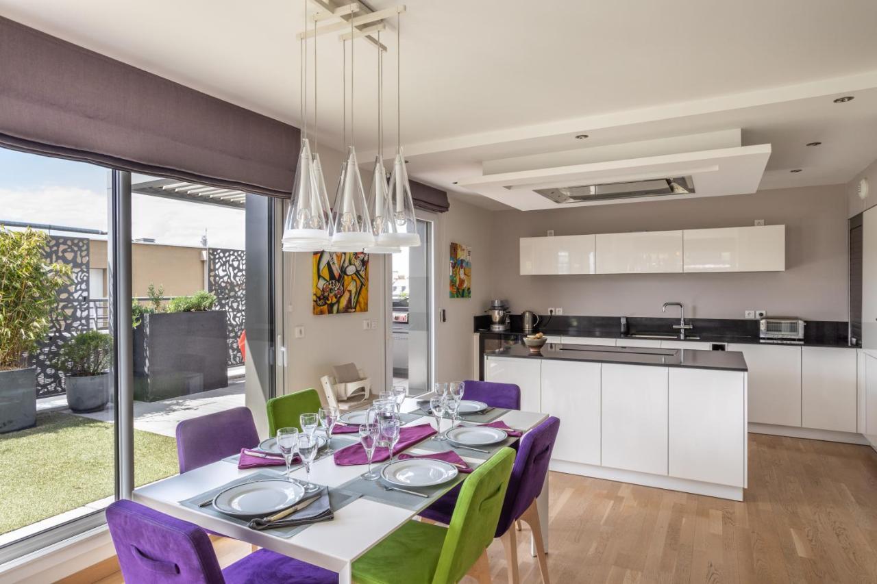 Illanka - Appartement 3 Chambres Avec Parking Et Terrasse Proche Gare Rennes Kültér fotó